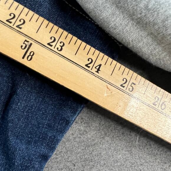 GRAVER by Susan Graver Denim & French Terry Jean Jacket Antique Wash Size 2X - Picture 9 of 13